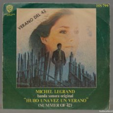 Discos de vinilo: SINGLE. MICHEL LEGRAND – BANDA SONORA ORIGINAL DE HUBO UNA VEZ UN VERANO. Lote 366141321