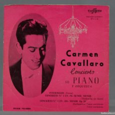 Discos de vinilo: EP. CARMEN CAVALLARO SU PIANO Y ORQUESTA – INTERMEZZO. Lote 366142846
