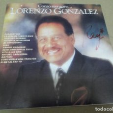 Discos de vinilo: LORENZO GONZALEZ (EP) SI ME FALTAS TU AÑO – 1990. Lote 366145391