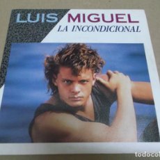 Discos de vinilo: LUIS MIGUEL (SN) LA INCONDICIONAL AÑO – 1988 - PROMOCIONAL. Lote 366146771