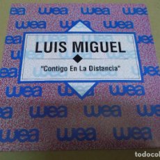 Discos de vinilo: LUIS MIGUEL (SN) CONTIGO EN LA DISTANCIA AÑO – 1992 - PROMOCIONAL. Lote 366146851