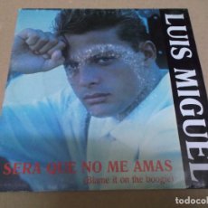 Discos de vinilo: LUIS MIGUEL (SN) SERA QUE YA NO ME AMAS AÑO – 1990 - PROMOCIONAL. Lote 366147141