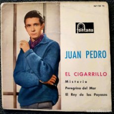 Discos de vinilo: JUAN PEDRO SOMOZA - EP SPAIN 1962 - VINILO AMARILLO EL CIGARRILLO + VERS NEIL SEDAKA & LOS PLATTERS. Lote 366150026