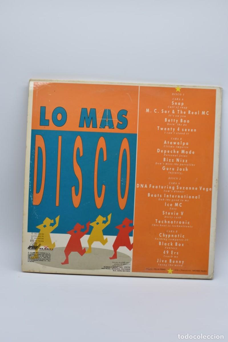 Discos de vinilo: Lo Mas Disco // Ariola &ndash; 303 950 // 1990 - Foto 2
