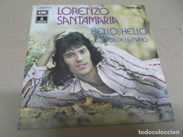Discos de vinilo: LORENZO SANTAMARIA (SN) HELLO, HELLO A&Ntilde;O &ndash; 1972 - Foto 1