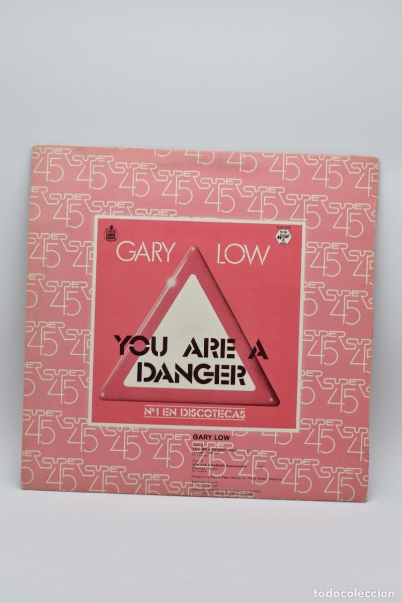 Discos de vinilo: Gary Low &ndash; You Are A Danger // Hispavox &ndash; 549 005 // 1982 - Foto 2