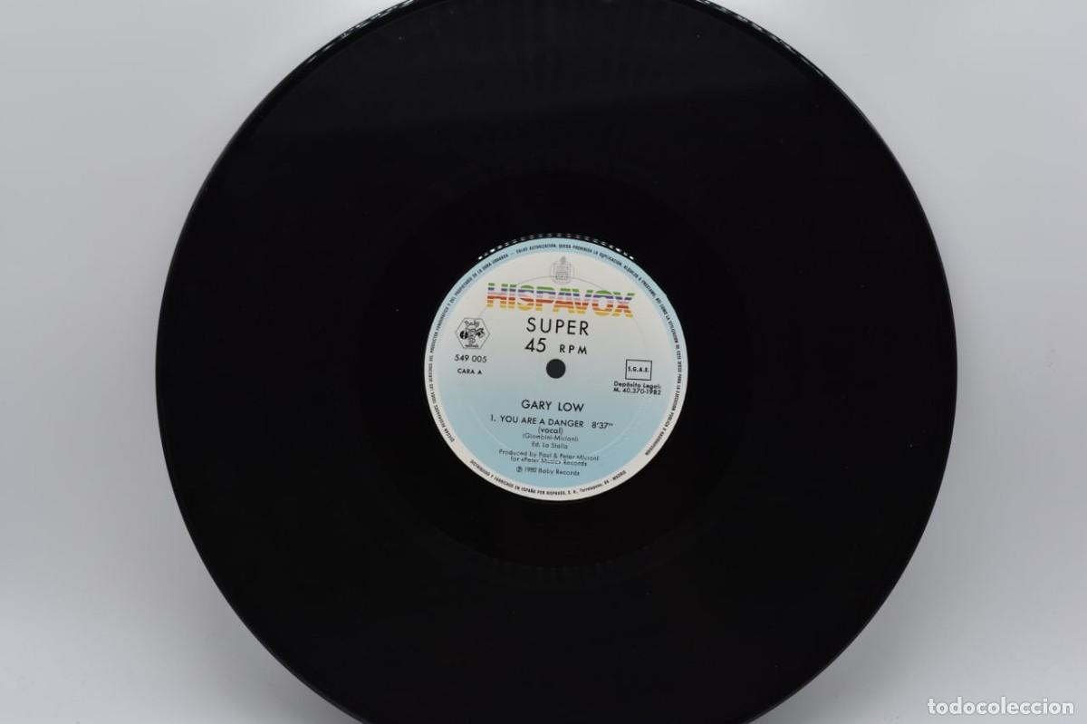 Discos de vinilo: Gary Low &ndash; You Are A Danger // Hispavox &ndash; 549 005 // 1982 - Foto 3