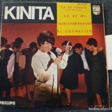 Discos de vinilo: KINITA - EP SPAIN 1965 CHICA YE-YE ESPAÑOLA - VERS SONNY & CHER + FRANCE GALL + BRINCOS. Lote 366154636