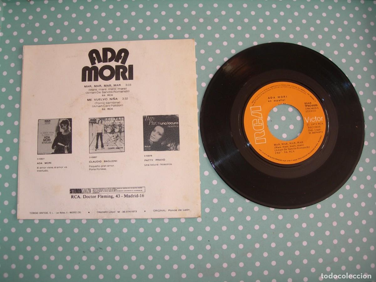 Discos de vinilo: ADA MORI / MAR, MAR, MAR, MAR + 1 / SG / - Foto 2
