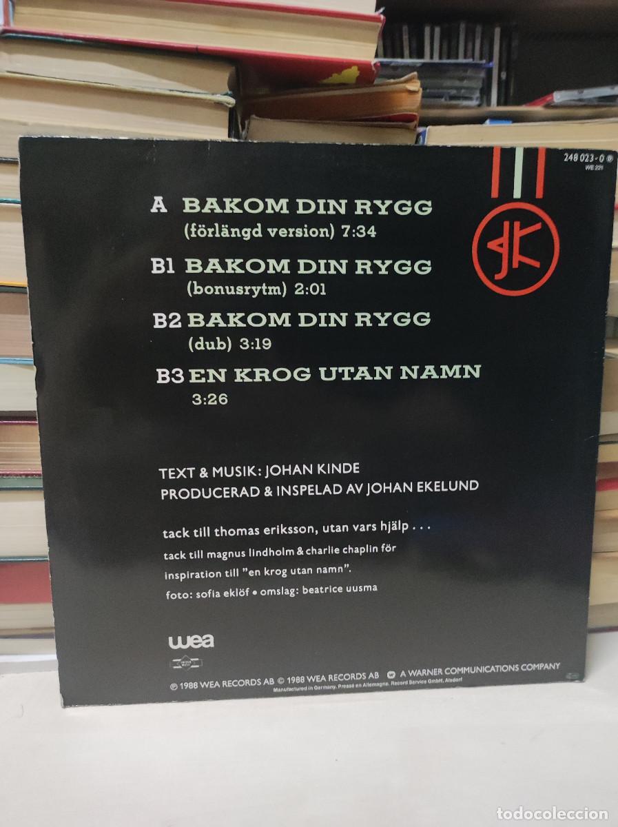 Discos de vinilo: Johan Kinde &ndash; Bakom Din Rygg - Foto 2