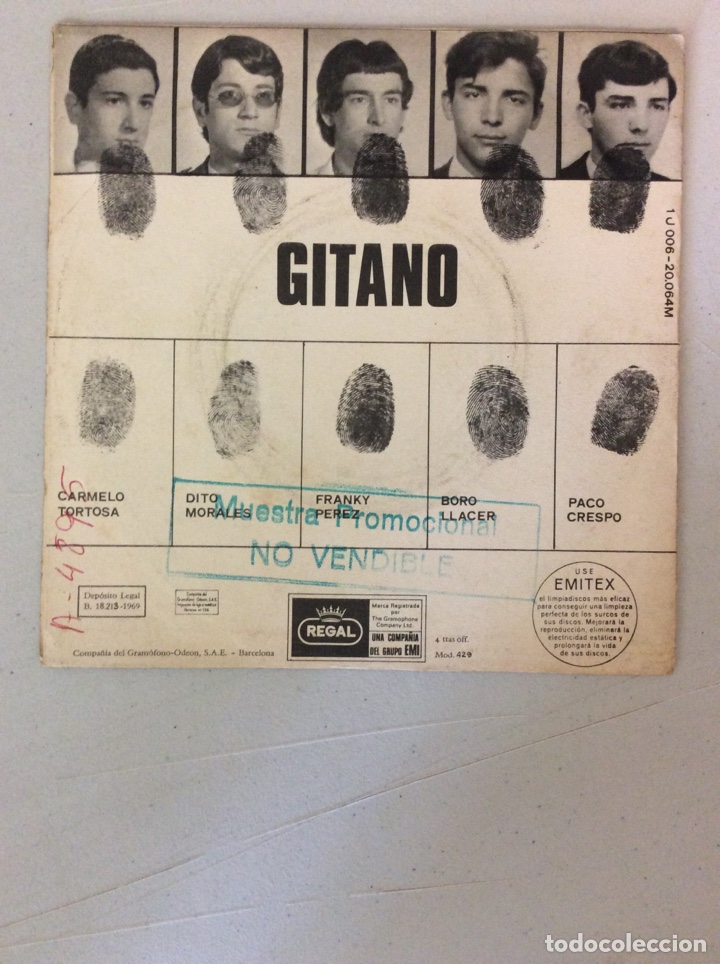 Discos de vinilo: Diapason&rsquo;s. En un pa&iacute;s, en un lugar. Gitano. - Foto 2