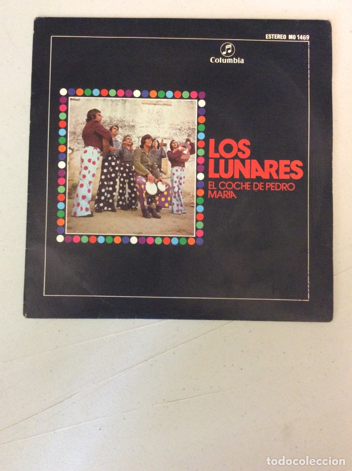 Discos de vinilo: Los Lunares. El coche de Pedro. Mar&iacute;a. - Foto 1