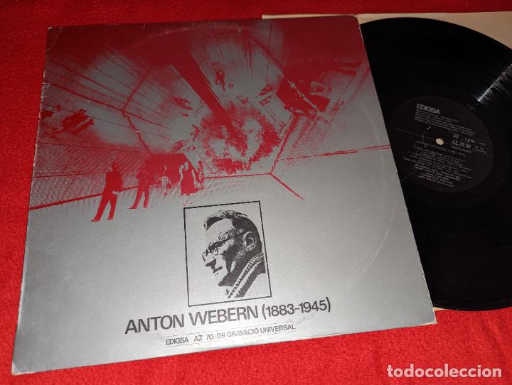 Disques de vinyle: CONJUNT CATALA MUSICA CONTEMPORANIA Webern (1883-1945) Manning+Sole++ LP 1972 SPAIN contemporary