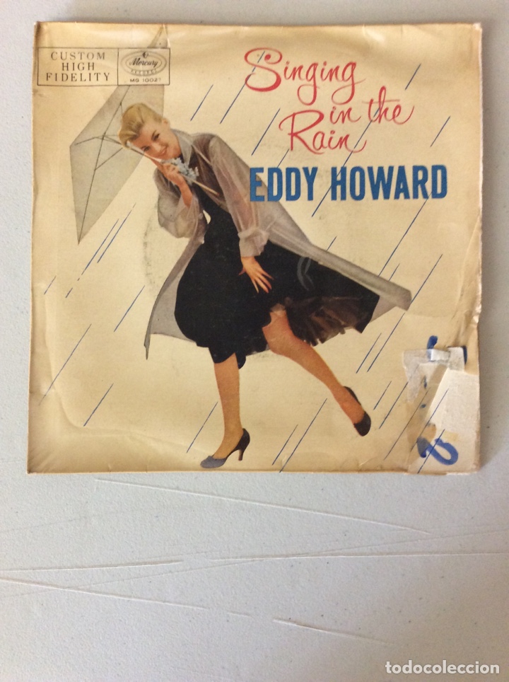 Discos de vinilo: Eddy Howard. Singing in the rain. Skirts. - Foto 1
