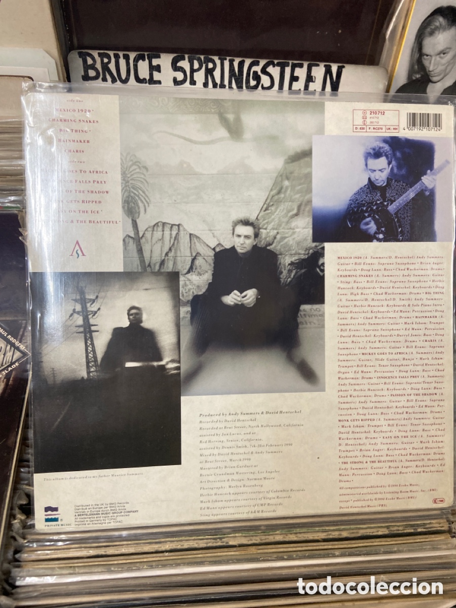 Discos de vinilo: Andy Summers Charming Snakes - Foto 2