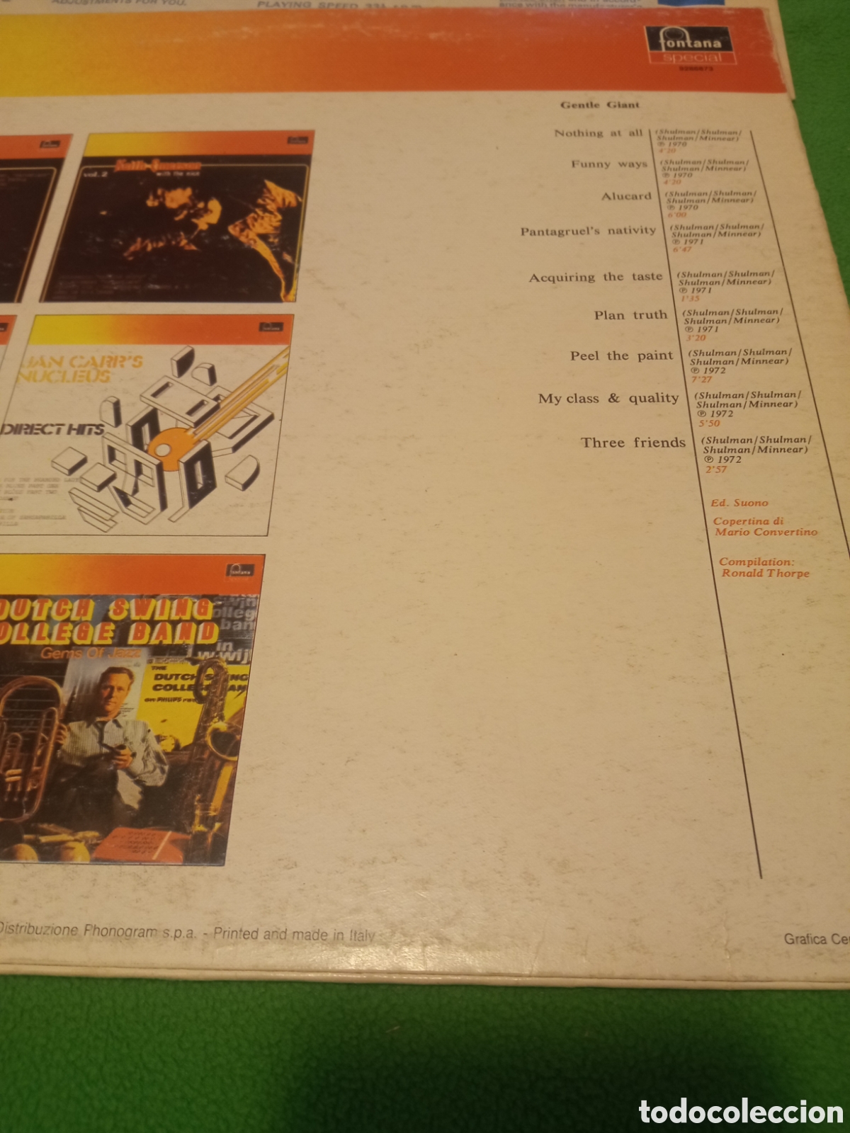 Discos de vinilo: Gentle Giant - The original studio Vol 1 - Foto 2