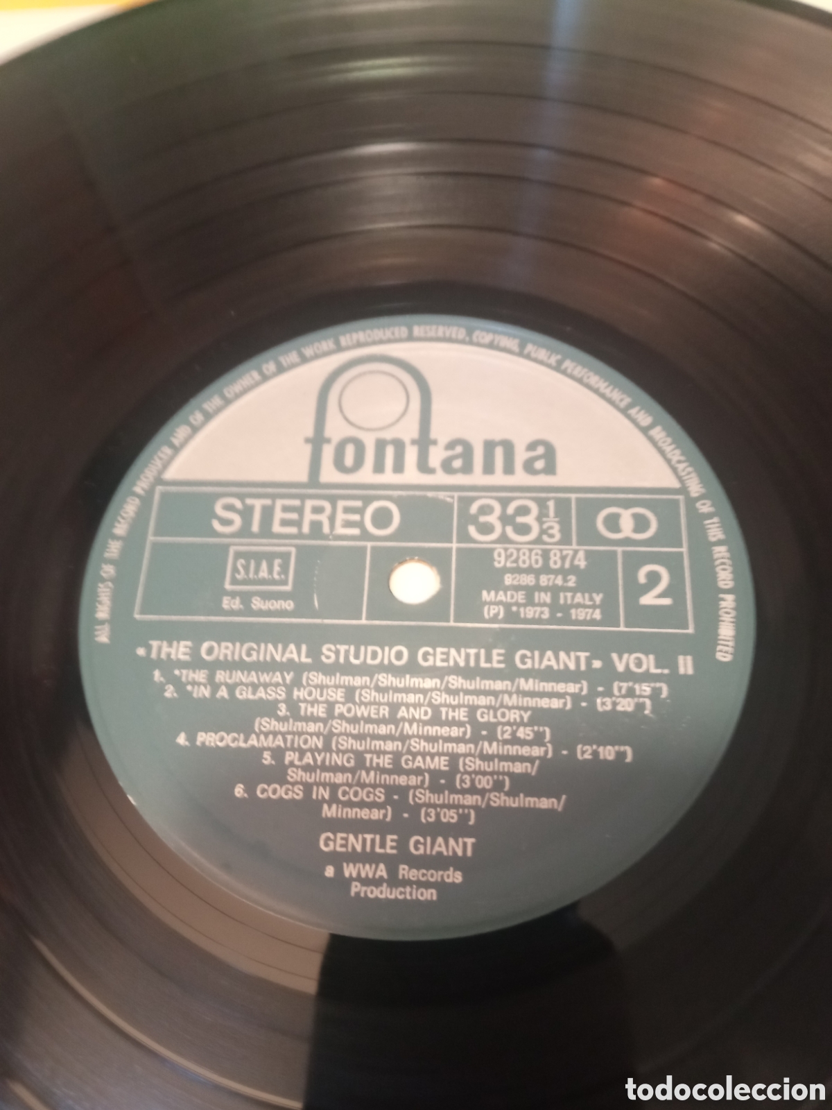 Discos de vinilo: Gentle Giant - The original studio Vol 2 - Foto 4