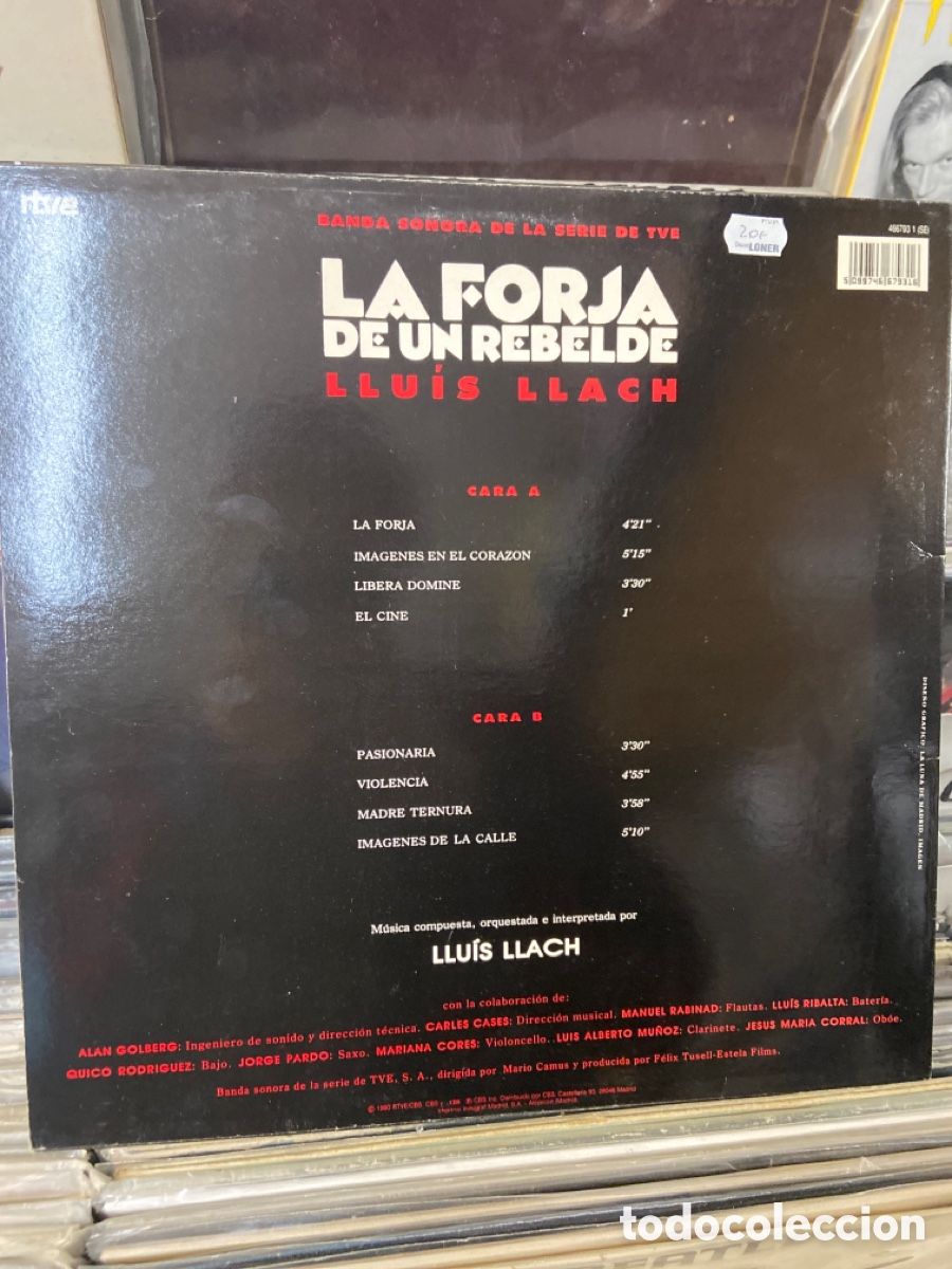 Discos de vinilo: La forja de un rebelde Lluis Llach - Foto 2