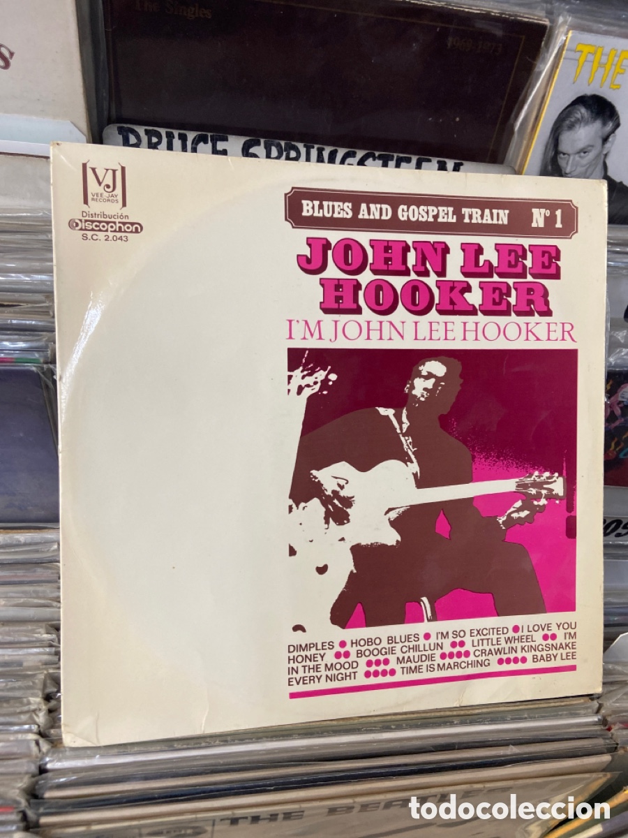 Discos de vinilo: John Lee Hooker blues and gospel Train 1 - Foto 1