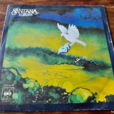 Discos de vinilo: SANTANA - EUROPA, LLEVAME CONTIGO - SINGLE ORIGINAL CBS ESPAÑA 1976 BUEN ESTADO. Lote 366212011