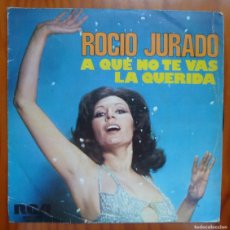 Discos de vinilo: ROCIOJURADO / A QUE NO TE VAS / PROMOCIONAL / 1976 / SINGLE. Lote 366213081