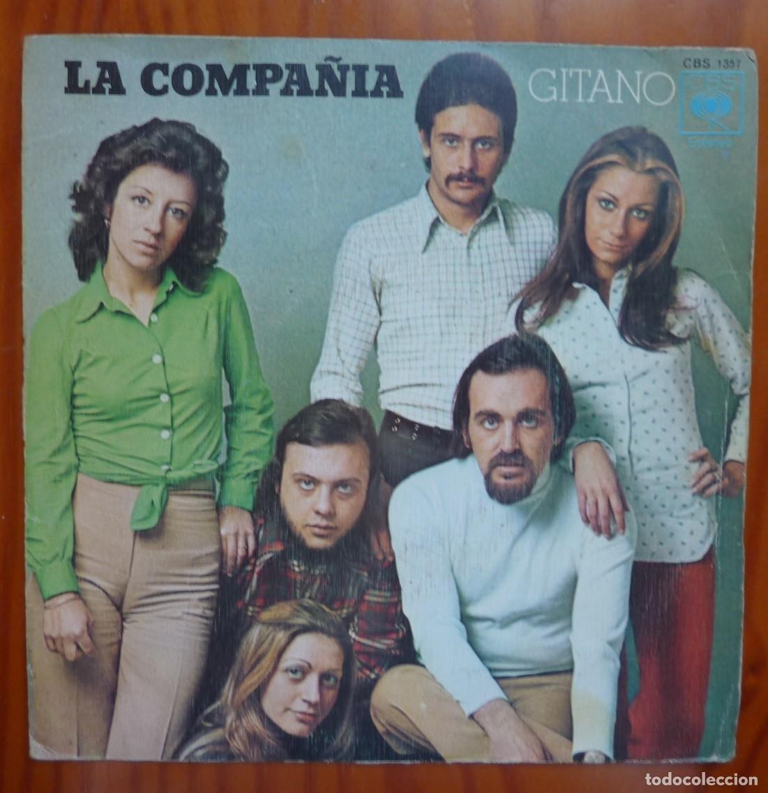 Discos de vinilo: LA COMPA&Ntilde;IA / GITANO / 1973 / SINGLE - Foto 1