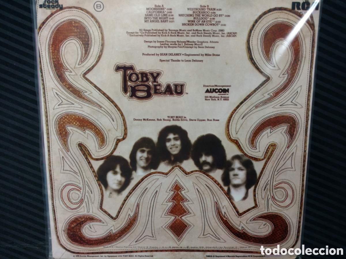 Discos de vinilo: Toby Beau - Toby Beau (LP, Album) - Foto 2