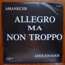 Discos de vinilo: ALLEGRO MA NON TROPPO / AMANECER / PROMOCIONAL / 1990 / SINGLE. Lote 366215441