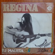 Discos de vinilo: REGINA / TU MALETA / PROMOCIONAL / 1976 / SINGLE. Lote 366217421
