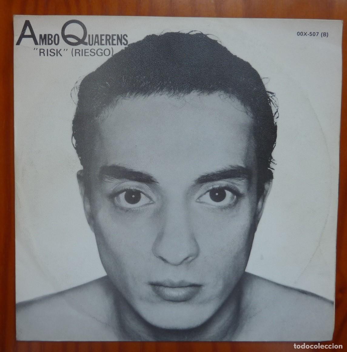 Discos de vinilo: AMBO QUAERENS / RISK / 1981 / SINGLE - Foto 1