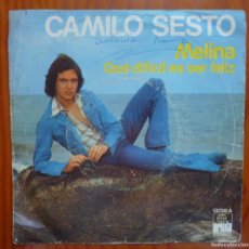Discos de vinilo: CAMILO SESTO / MELINA / 1975 / SINGLE. Lote 366222071
