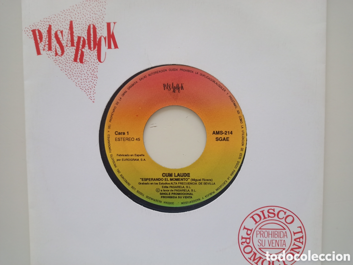 Discos de vinilo: Cum Laude - Esperando el momento - Foto 1