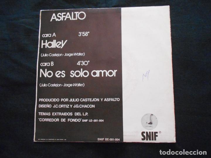 Discos de vinilo: ASFALTO // HALLEY + 1 // PROMOCIONAL - Foto 2
