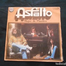 Discos de vinilo: ASFALTO // MUJER DE PLASTICO + 1. Lote 366228896