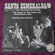 Discos de vinilo: SANTA ESMERALDA – THE HOUSE OF THE RISING SUN ,VINYL 7” SINGLE 1977 SPAIN 60 42 355. Lote 366232786