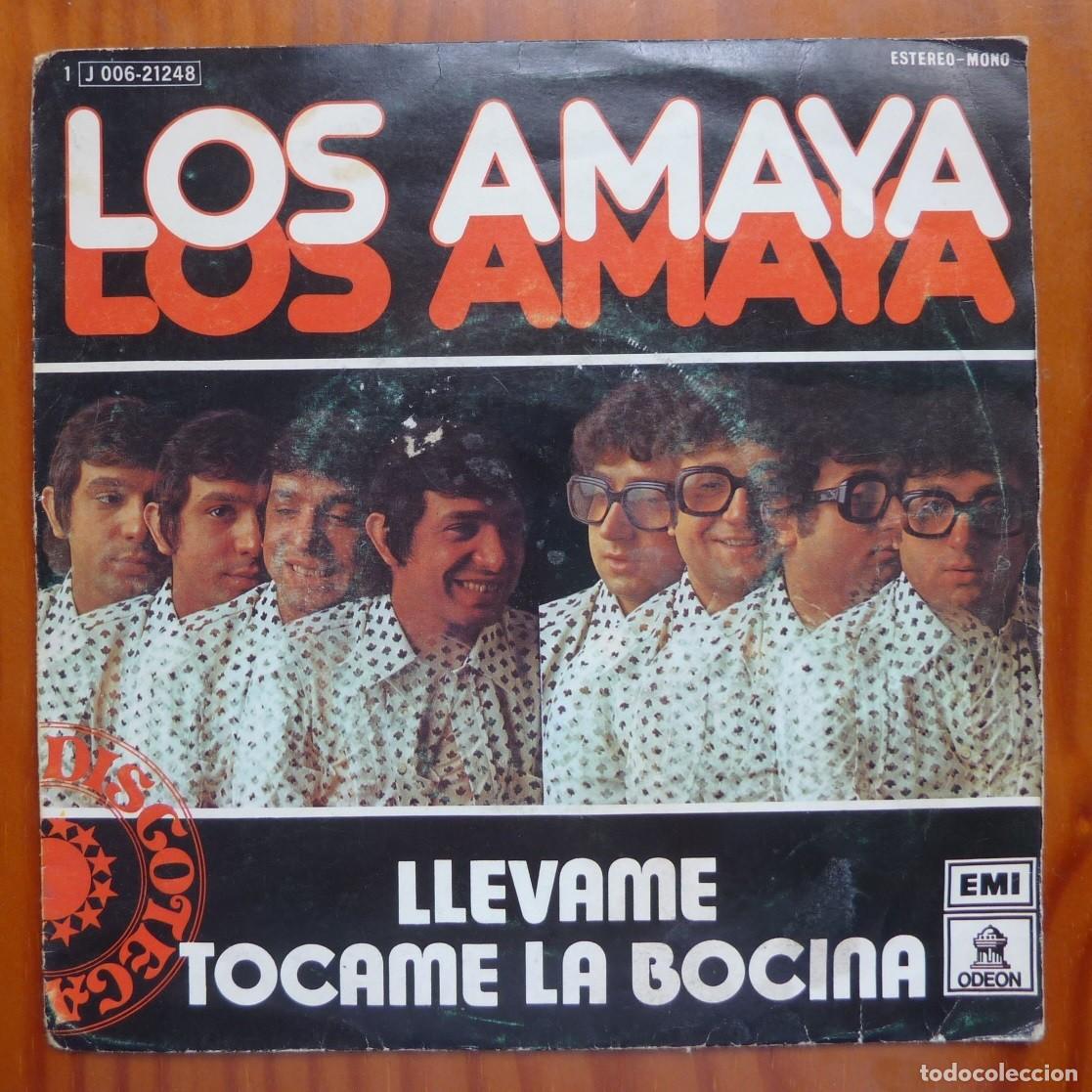 Discos de vinilo: LOS AMAYA / LLEVAME / 1976 / SINGLE - Foto 1