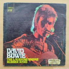 Discos de vinilo: DAVID BOWIE - THE LAUGHING GNOME - RUBBER BAND. Lote 366235531