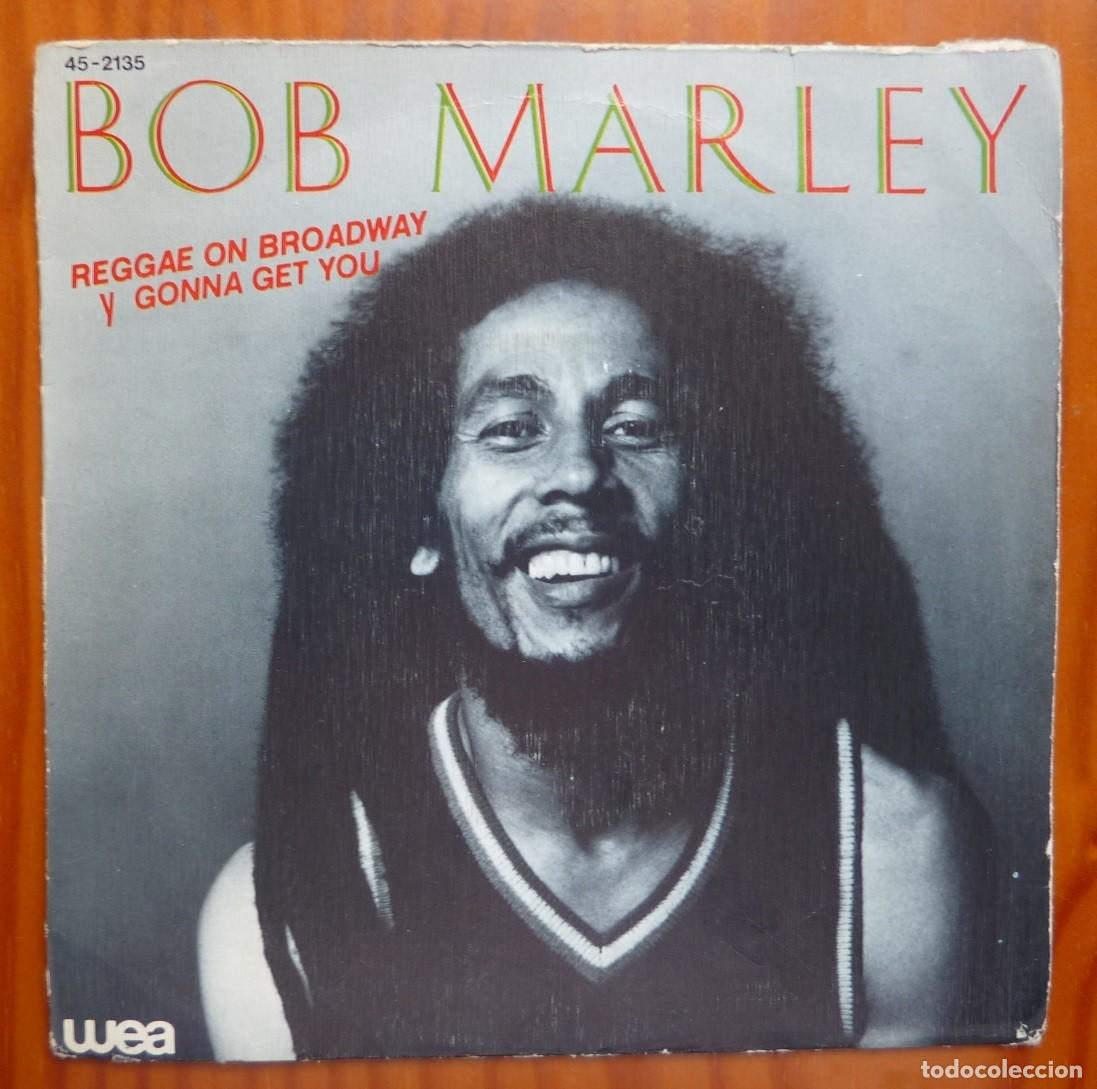Discos de vinilo: BOB MARLEY / REGGAE ON BROADWAY/ 1981/ SINGLE - Foto 1