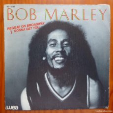 Discos de vinilo: BOB MARLEY / REGGAE ON BROADWAY/ 1981/ SINGLE. Lote 366236486