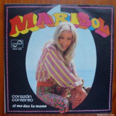Discos de vinil: MARISOL / CORAZON CONTENTO / 1968 / SINGLE. Lote 366238476