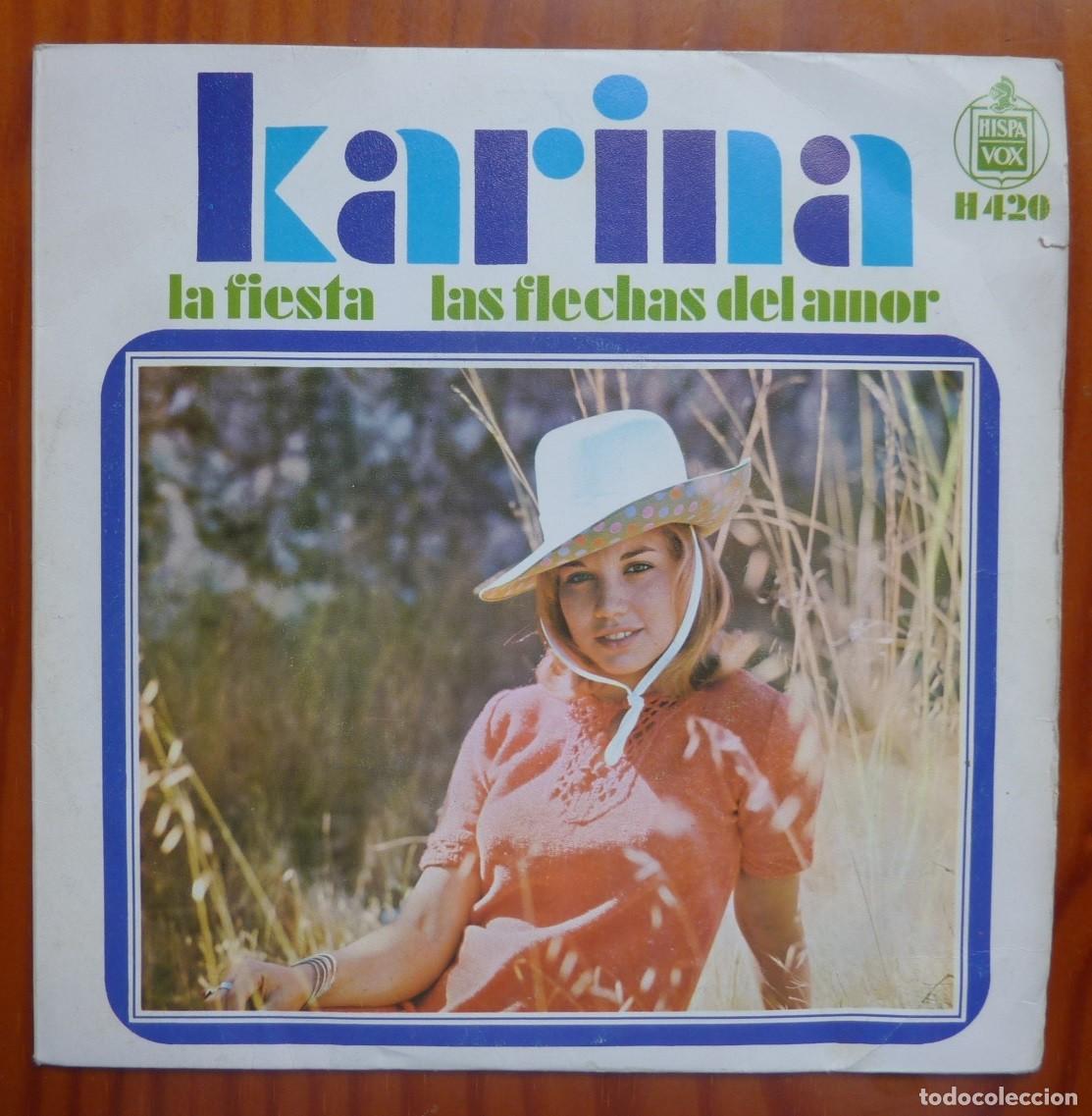 Discos de vinilo: KARINA / LA FIESTA / 1968 / SINGLE - Foto 1