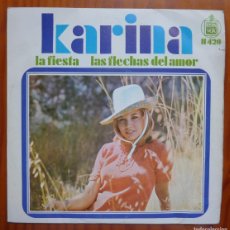 Discos de vinilo: KARINA / LA FIESTA / 1968 / SINGLE. Lote 366238726