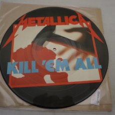 Discos de vinilo: METALLICA - KILL 'EM ALL (LP, ALBUM, LTD, PIC, RE, RP) - VINILO COMO NUEVO!!. Lote 366240686