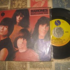 Discos de vinilo: RAMONES - BABY,I LOVE YOU /ROCK ´N´ ROLL HIGH SCHOOL.(1980 HISPAVOX ) OG ESPAÑA. Lote 366240956
