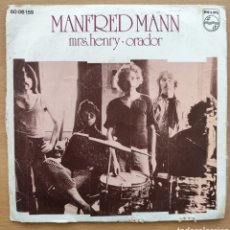 Discos de vinilo: MANFRED MANN - MRS. HENRY - ORADOR. Lote 366242356