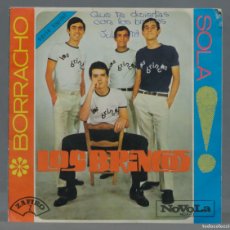 Discos de vinilo: SINGLE. LOS BRINCOS – BORRACHO / SOLA. Lote 366244726