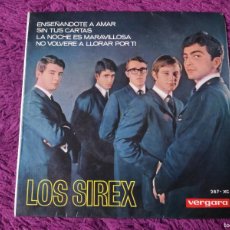 Discos de vinilo: LOS SIREX – ENSEÑANDOTE A AMAR ,VINYL 7” EP 1965 SPAIN 287-XC. Lote 366245281