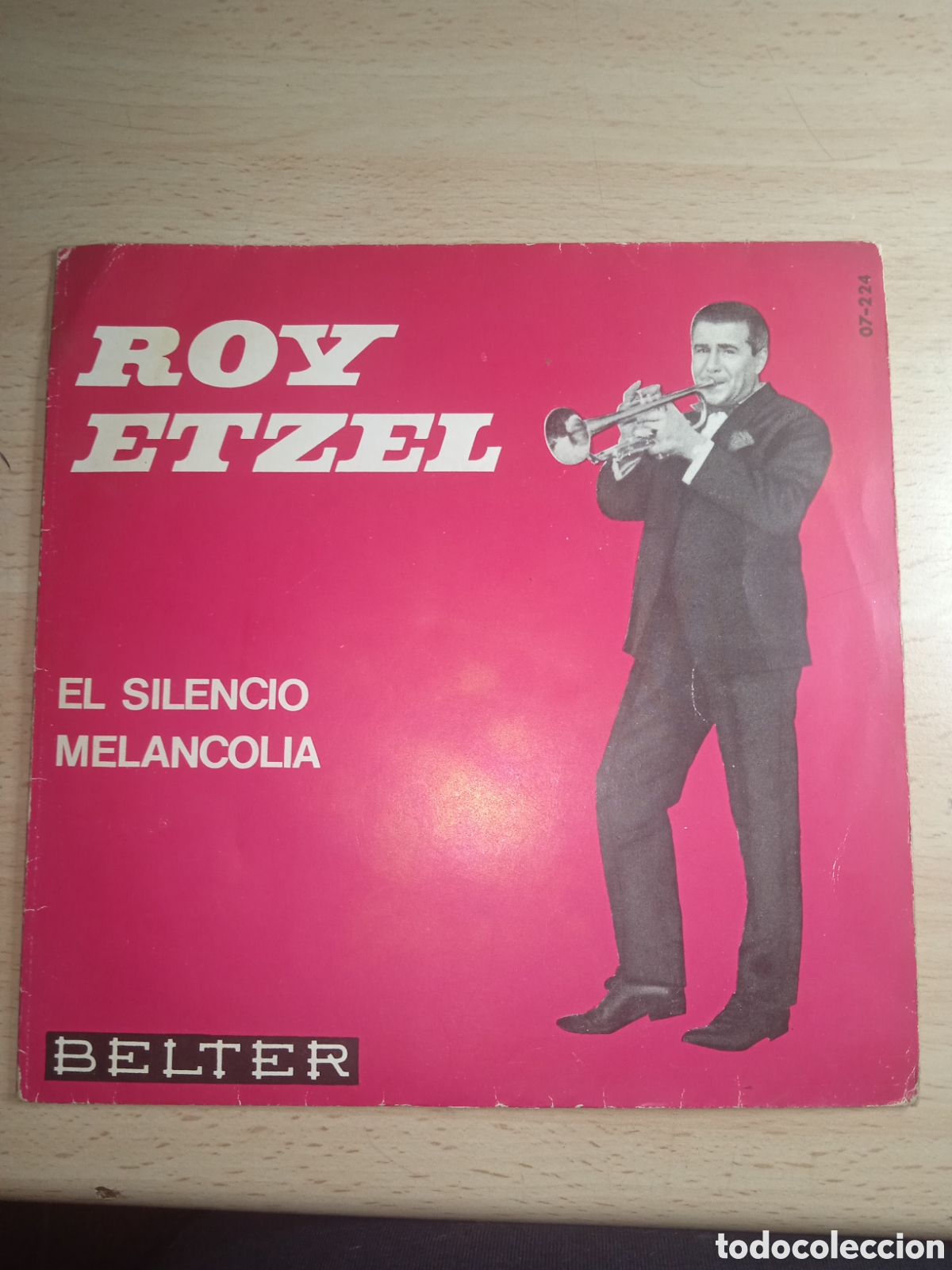 Discos de vinilo: Single 7&rdquo; Roy Etzel 1965.El silencio+Melancol&iacute;a. - Foto 1