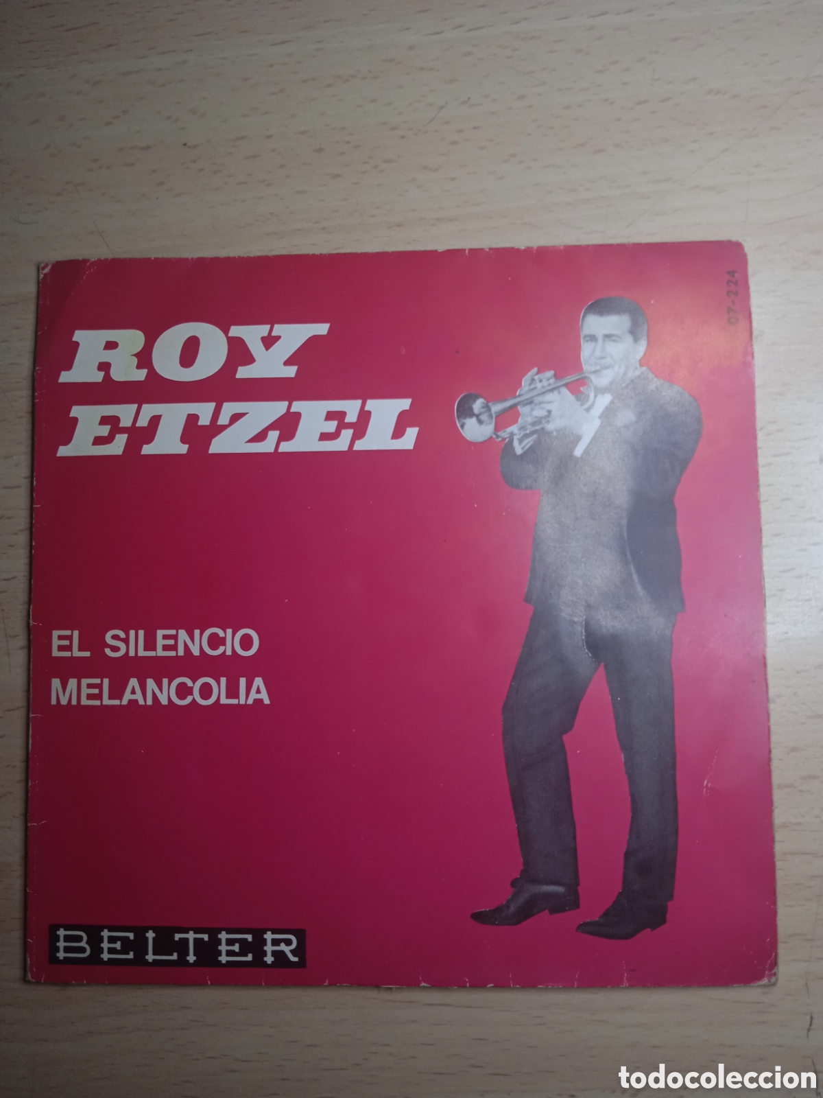 Discos de vinilo: Single 7&rdquo; Roy Etzel 1965.El silencio+Melancol&iacute;a. - Foto 2