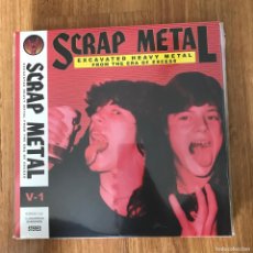 Discos de vinilo: VV.AA - SCRAP METAL VOLUME 1 - LP RIDING EASY 2021 NUEVO - EXCAVATED HEAVY METAL FROM THE ERA OF.... Lote 366287401